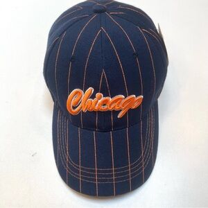Chicago Navy and Orange Baseball Cap